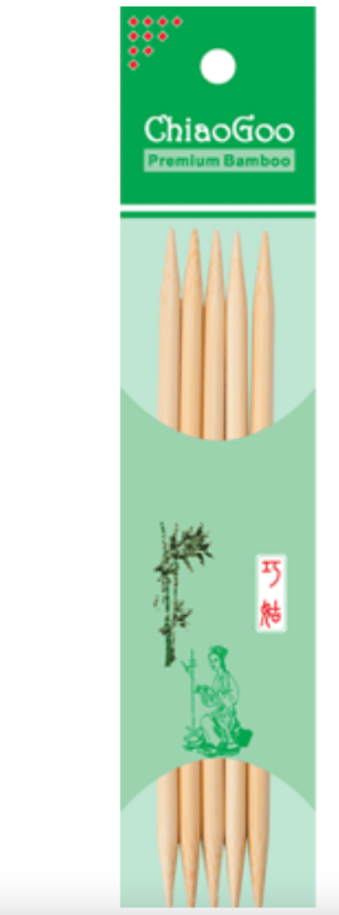 ChiaoGoo Bamboo Double Pointed Needles
