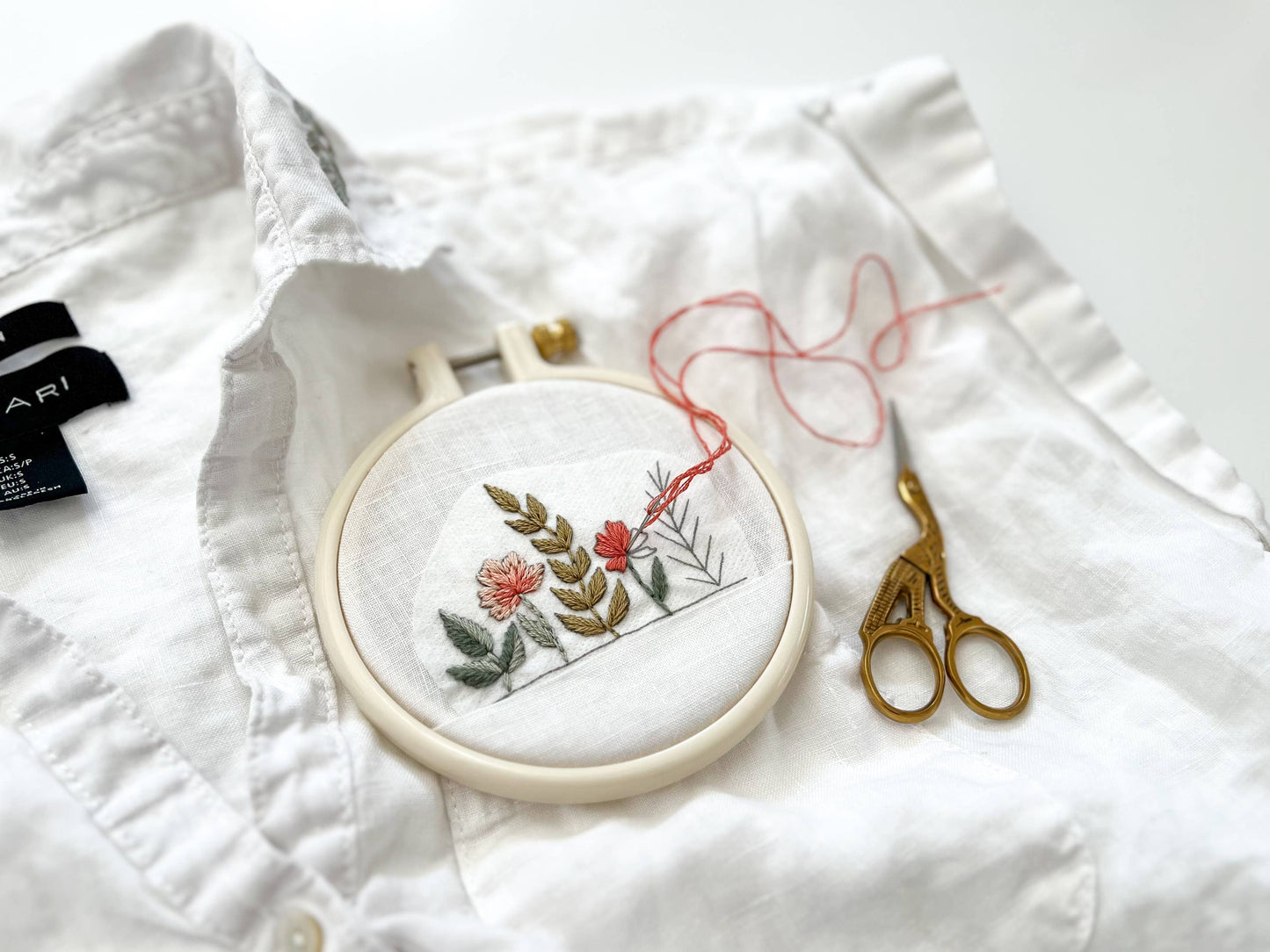 Stick & Stitch Floral embroidery patterns