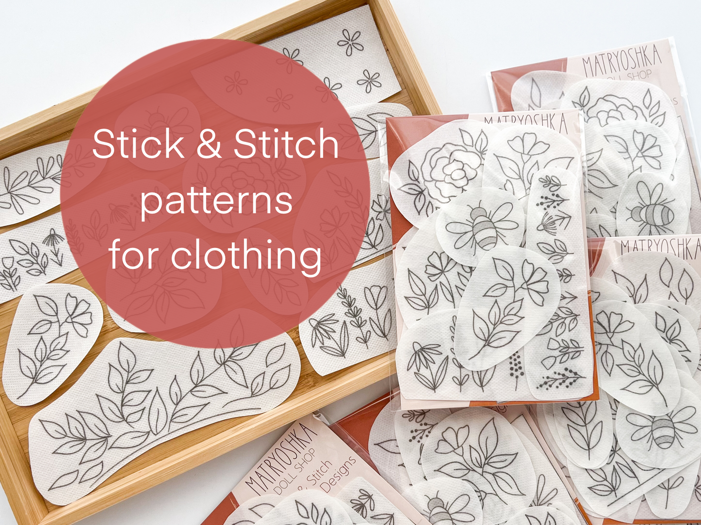 Stick & Stitch Floral embroidery patterns