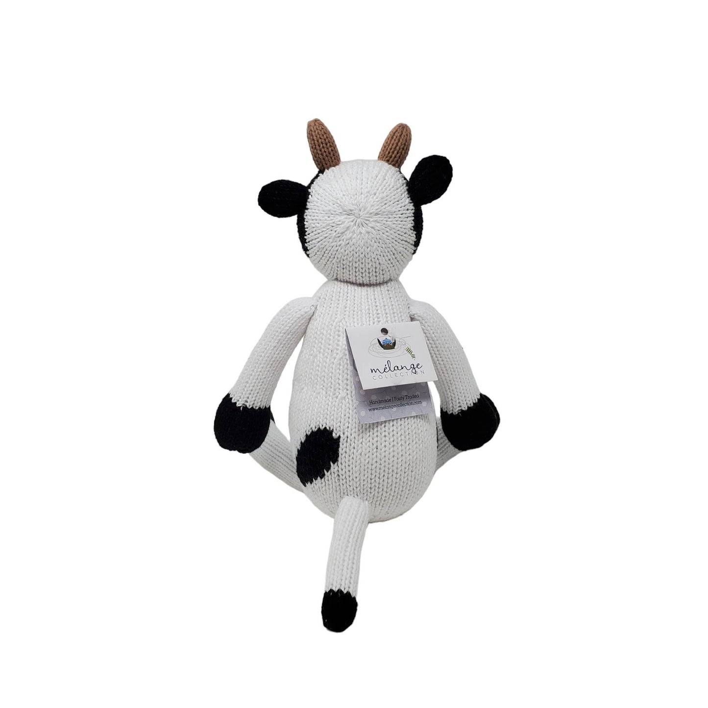 Handmade Knit Cow Plush