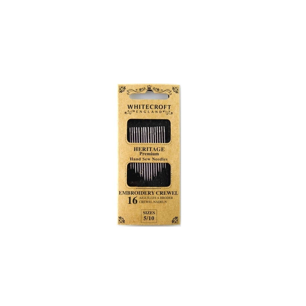 Embroidery Needles - Sizes 5 to 10 - (Set of 16)