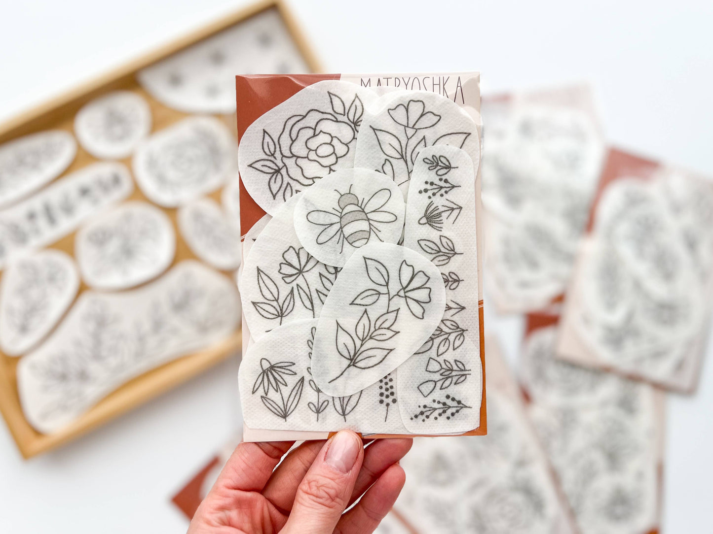 Stick & Stitch Floral embroidery patterns