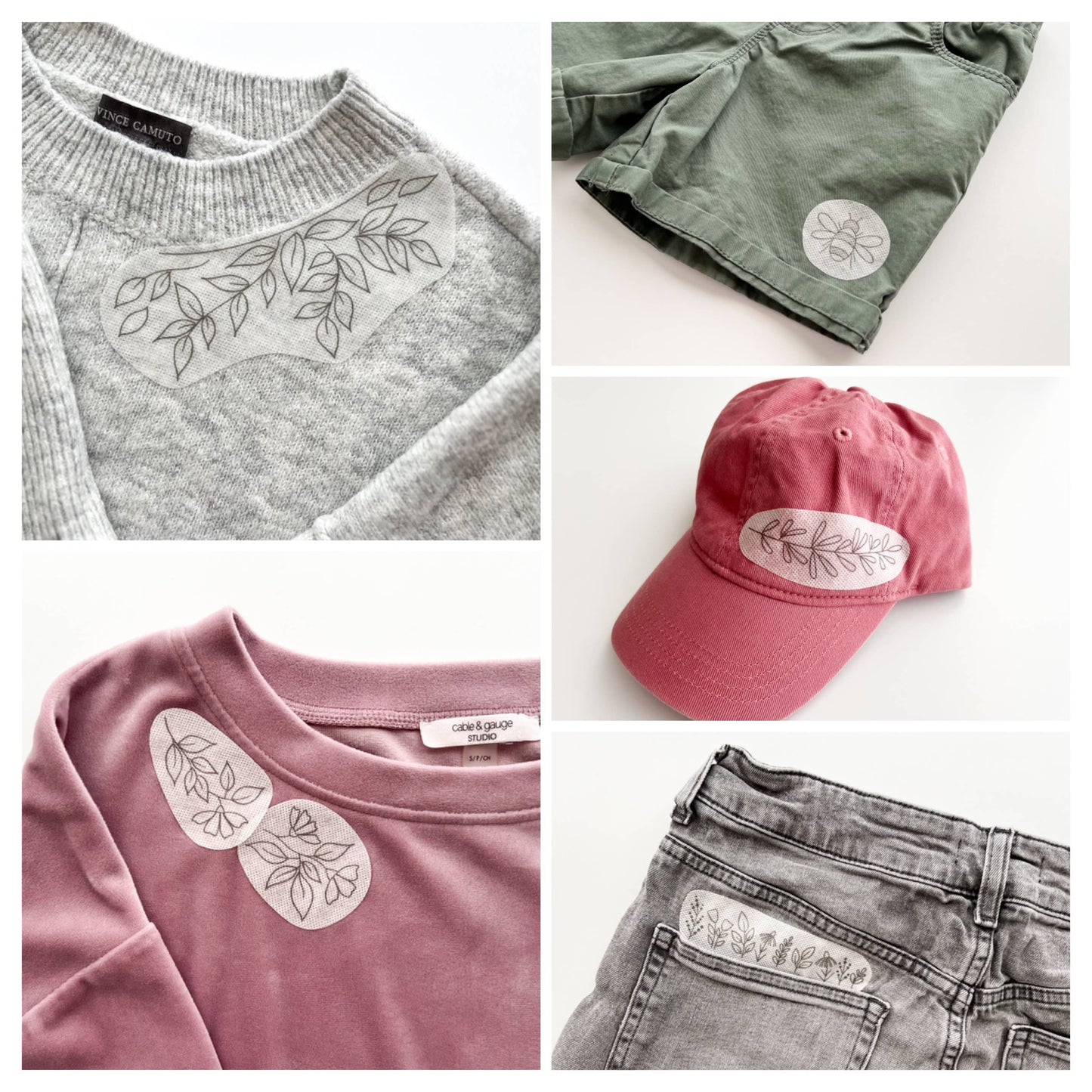 Stick & Stitch Floral embroidery patterns