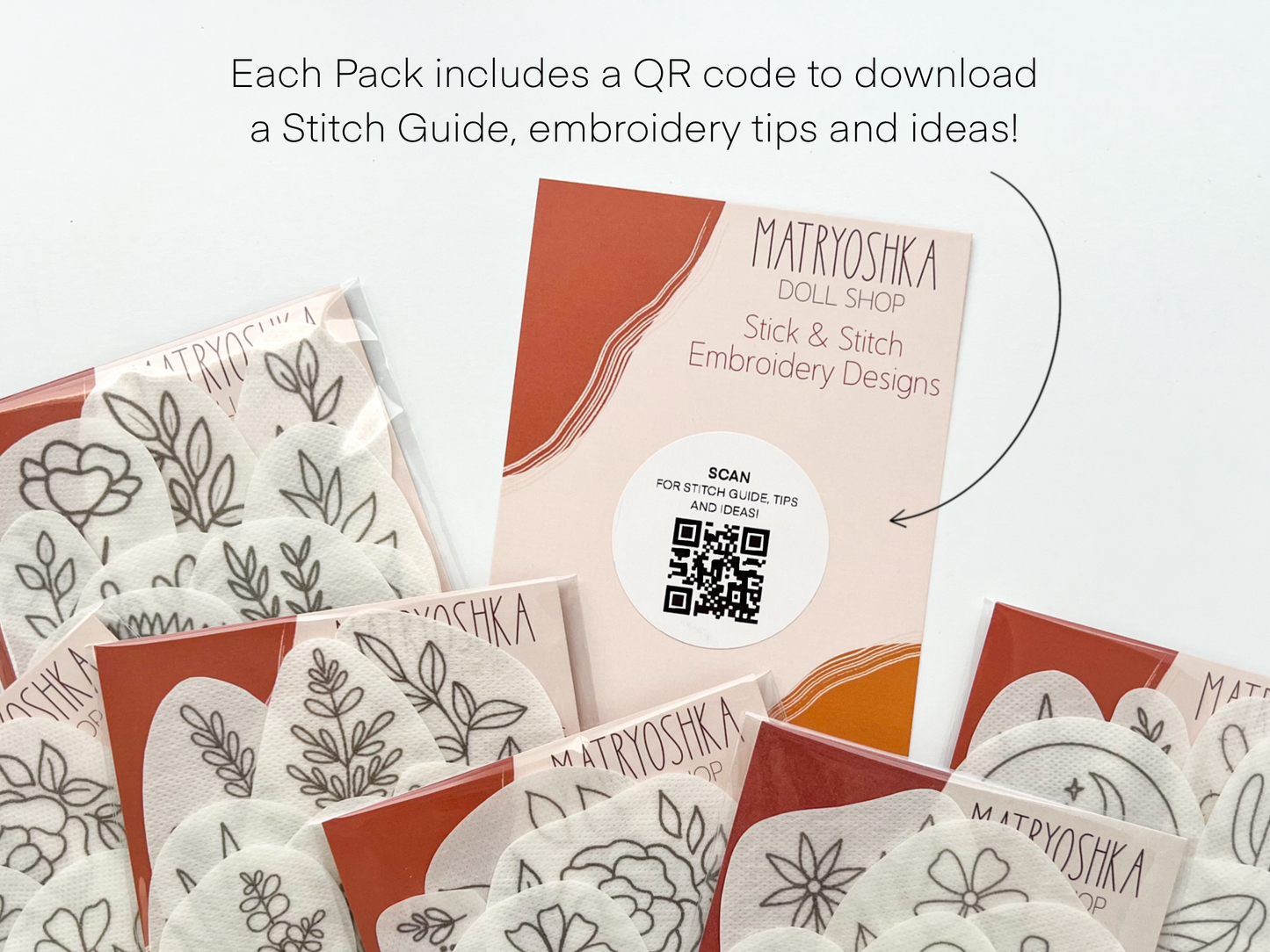 Stick & Stitch Floral embroidery patterns