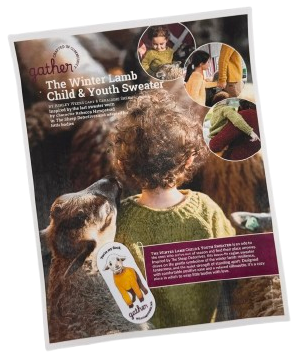 The Winter Lamb Child & Youth Sweater pattern