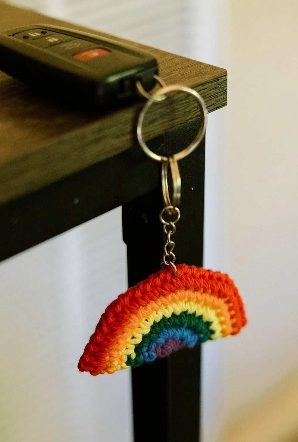 Handmade Rainbow Keychain