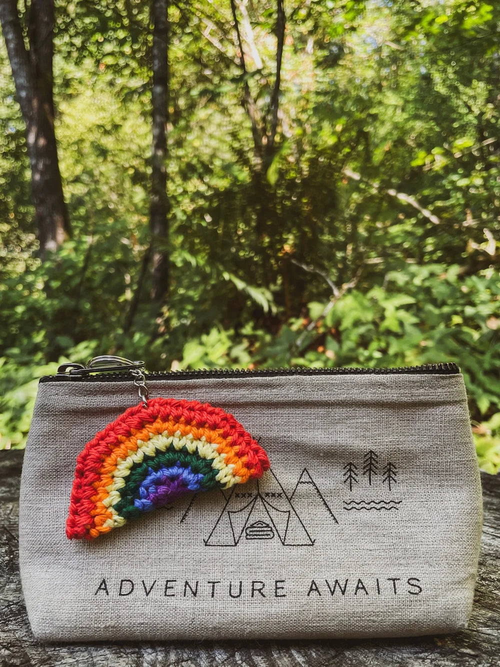 Handmade Rainbow Keychain