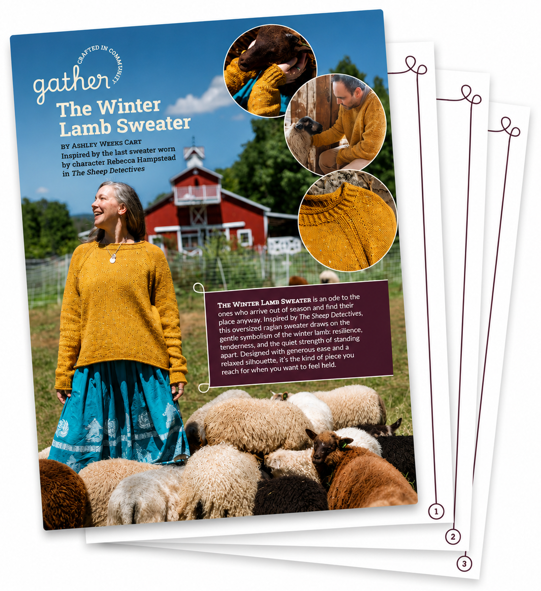 The Winter Lamb Sweater pattern